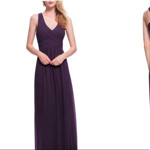 Back Cutout Chiffon Gown Bill #Levkoff. Style 7022